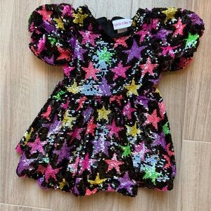 2t girls like us Starry Sequin Kids Dress